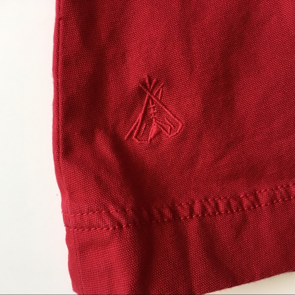 Vintage Pendleton Red Canvas Utility Button Jacket - image 6